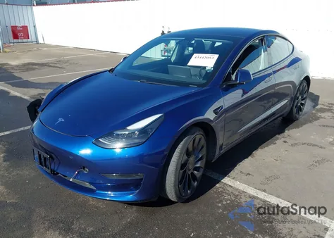 2021 Tesla Model 3 Performance Dual Motor All-Wheel Drive from USA, damaged, VIN 5YJ3E1EC4MF030861